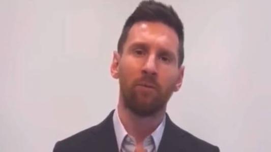 Messi publicou vídeo nas redes sociais