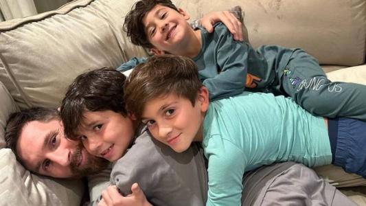 Messi tem três filhos: Thiago, Mateo e Ciro