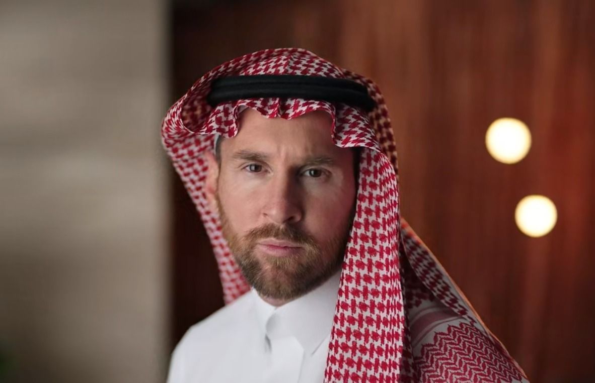 Messi vira garoto-propaganda de luxuosa marca de roupas árabes