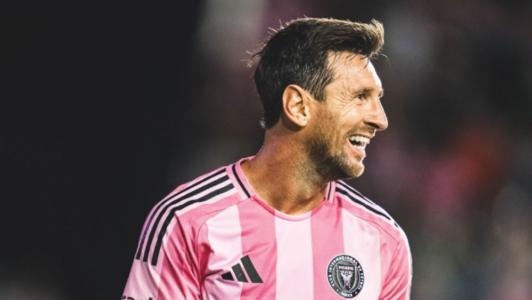 Lionel Messi em Inter Miami x LA Galaxy neste sábado (16)