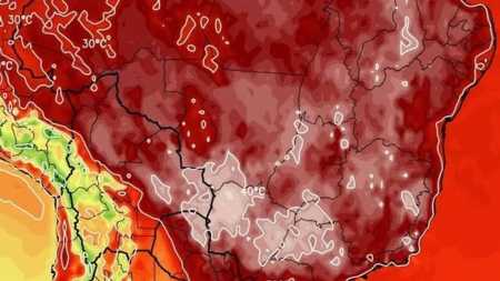 Met Sul projeta temperaturas mais quentes da história nos próximos dias.