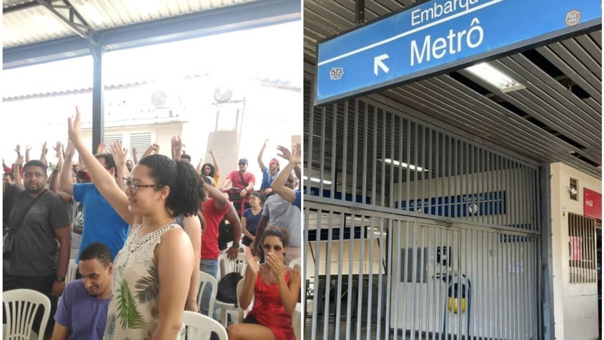 Greve do metrô de Belo Horizonte continua por tempo indeterminado e deixa foliões na mão