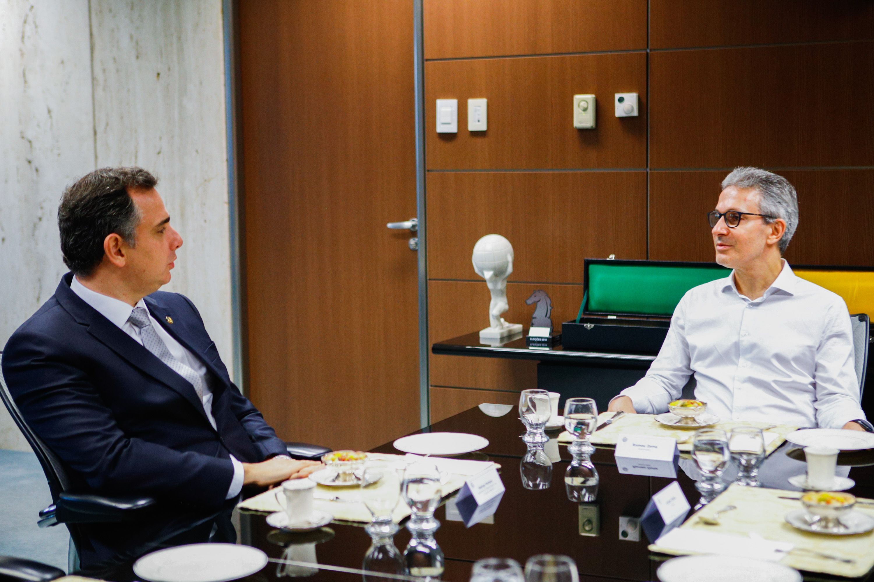 O encontro entre Zema e Pacheco em Brasília