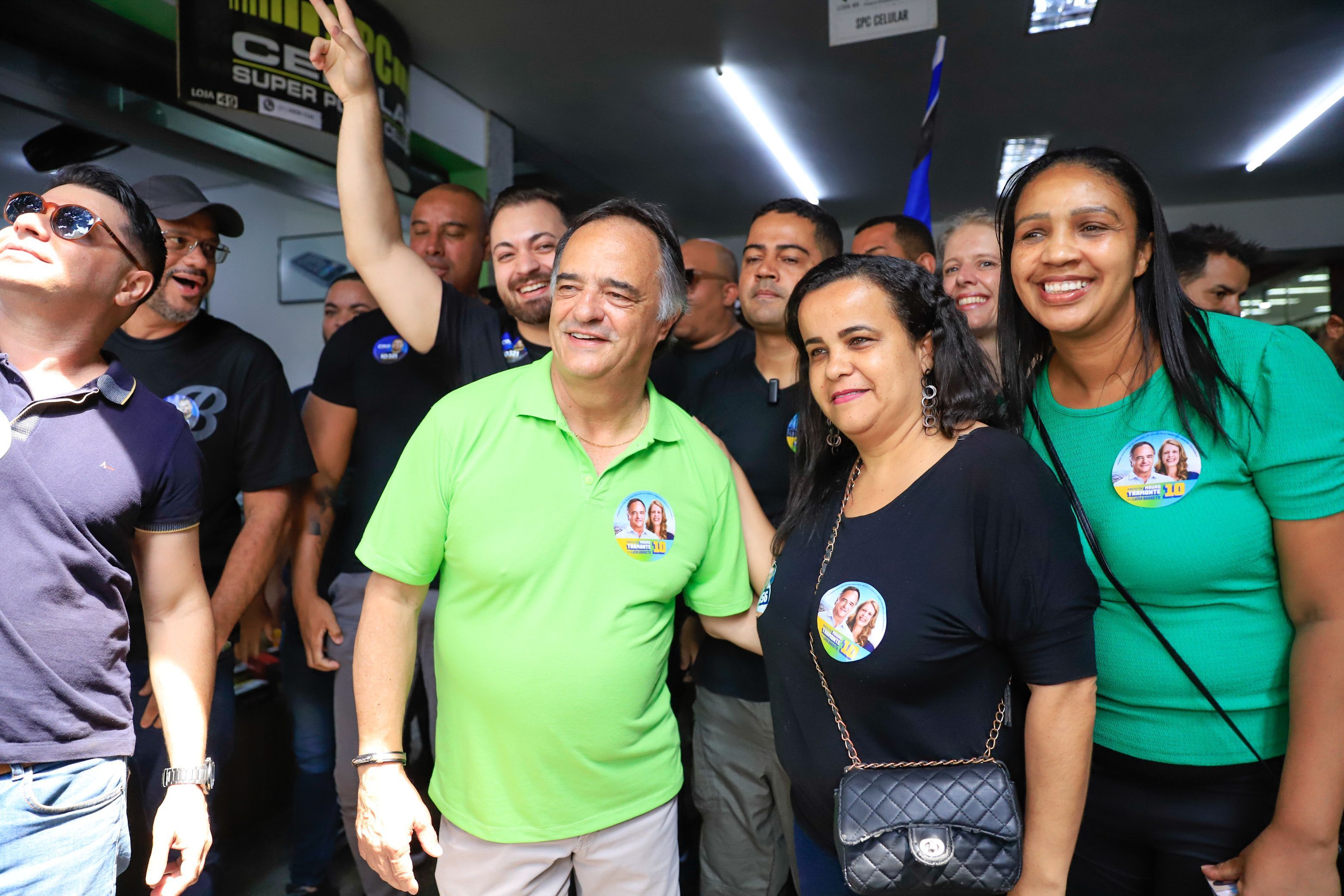 Tramonte conversa com comerciantes e justifica ausência em atos do 7 de setembro