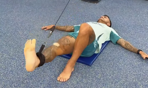 Matheus Henrique, do Cruzeiro, atualiza trabalhos de recuperação na Toca II