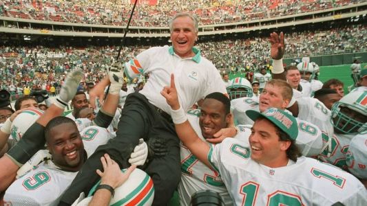 Miami Dolphins, em 1972, conquistou único título invicto na NFL