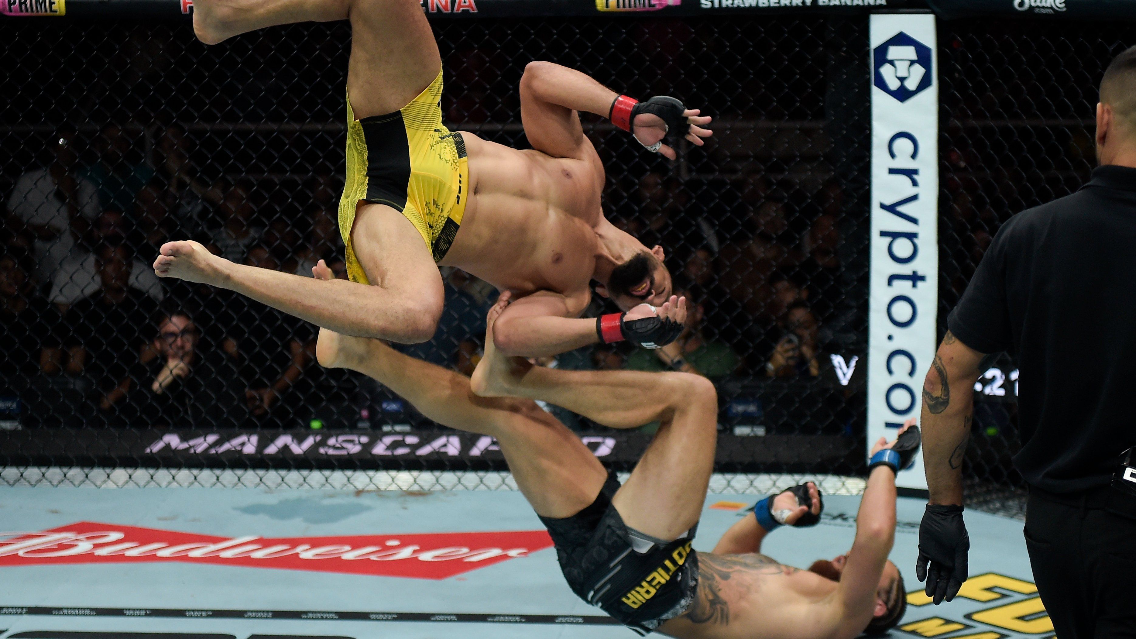 Demolidor e Borralho dão show no UFC 301; lutador mineiro é finalizado