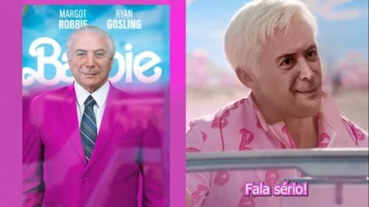 Michel Temer com Barbie alcançou 4 milhões de visualizações, diz assessoria do ex-presidente.