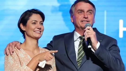 Michele Bolsonaro e Jair Bolsonaro
