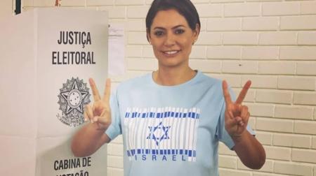 Michelle Bolsonaro descartou candidatura a cargo eletivo