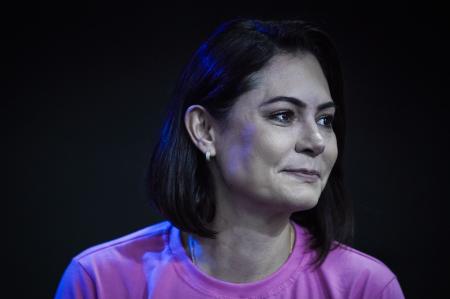 Ex-primeira-dama do Brasil, Michelle Bolsonaro.
