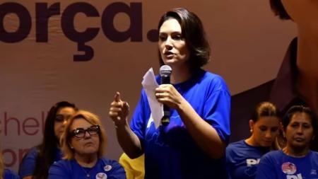 Michelle comandou evento do PL em Natal nesse sábado (2)
