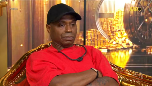 Edilson Capetinha foi expulso do BBB 26 • Reprodução/Globo