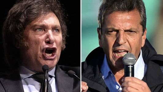 Milei e Massa disputam a eleição na Argentina