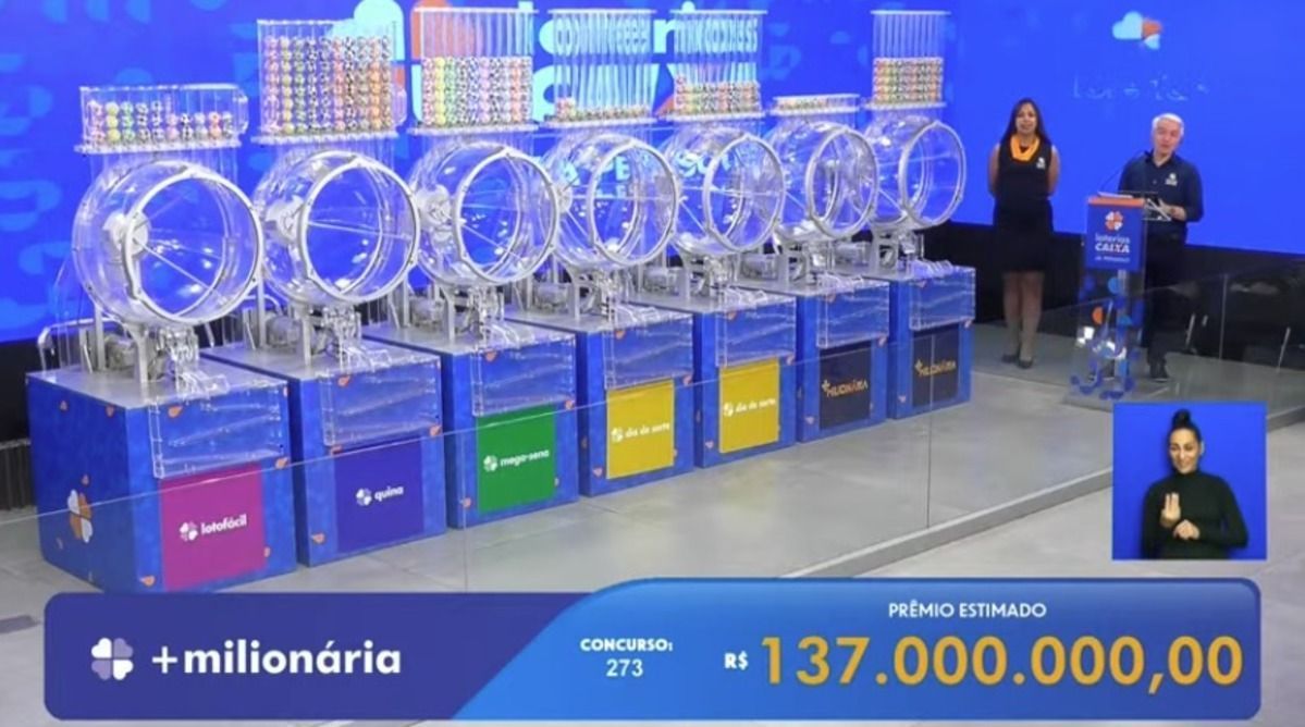 +Milionária: Caixa sorteia R$ 137 milhões, maior prêmio da noite