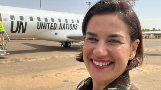 Militar brasileira é transferida do Sudão para Uganda; outros três retornam ao país.