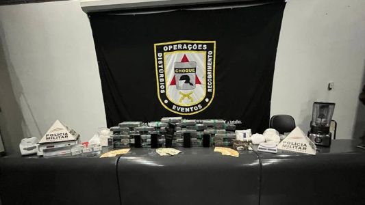 Militares do Batalhão de Choque prenderam em flagrante três homens com 30 quilos de cocaína a região do Barreiro