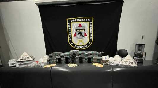 Militares do Batalhão de Choque prenderam em flagrante três homens com 30 quilos de cocaína a região do Barreiro