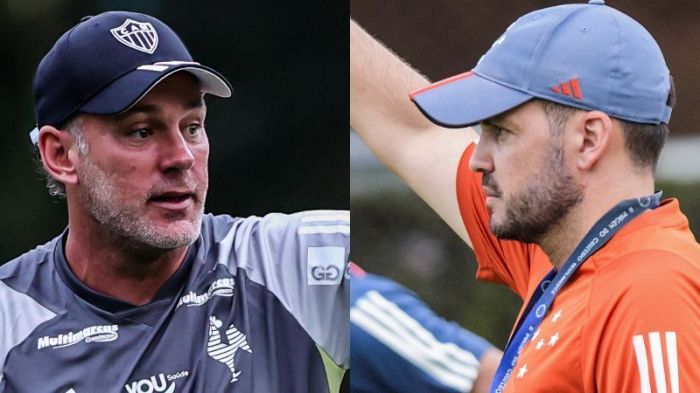 Milito, do Atlético, e Larcamón, do Cruzeiro, vão se enfrentar na final do Mineiro