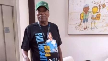 Milton Nascimento saiu de Juiz de Fora para ver o show de Paul McCartney, em BH