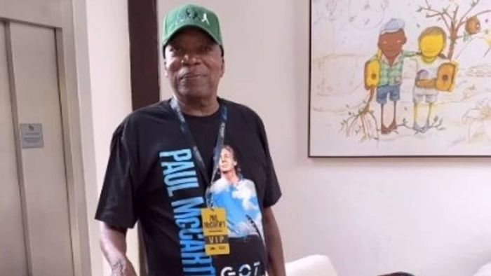 Milton Nascimento saiu de Juiz de Fora para ver o show de Paul McCartney, em BH