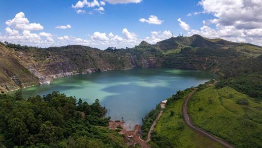 Imagem da mina de Águas Claras