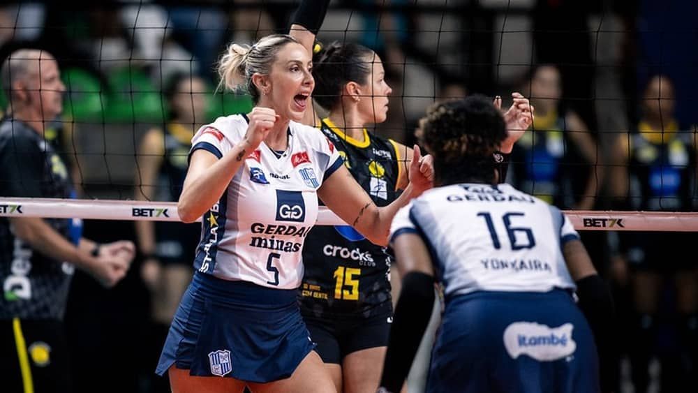 Minas bate Praia Clube e conquista título inédito da Supercopa de Vôlei Feminina