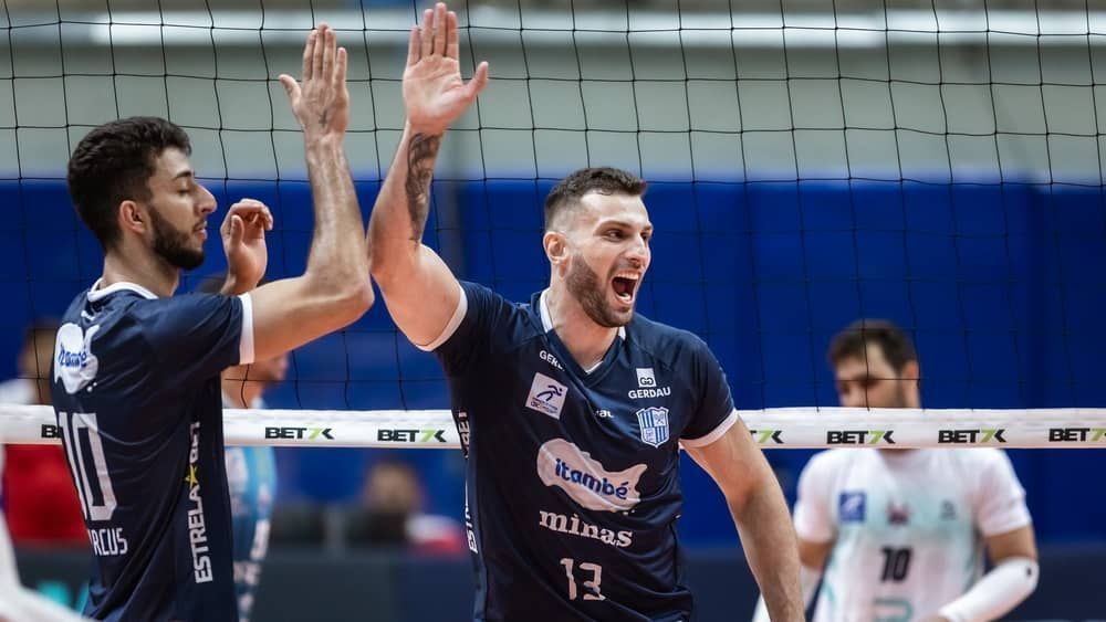 Minas vence o Suzano e segue 100% na Superliga Masculina de Vôlei