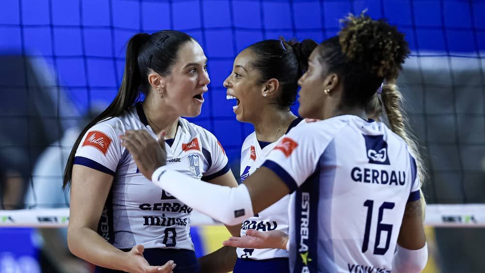 Minas domina Pinheiros, vence fora de casa e se recupera na Superliga Feminina