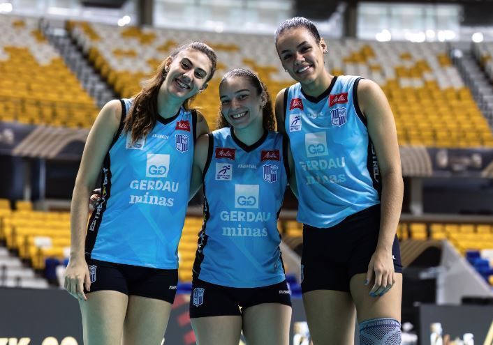 Gerdau Minas anuncia renovação de três atletas da base para Superliga 2024/2025