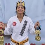 Mineira de 13 anos, Yasmin Vitória vence campeonato mundial de jiu-jitsu
