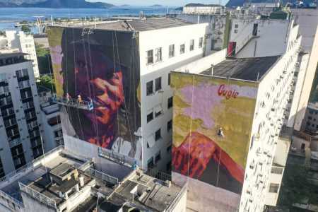 Mineiro de coração, Milton Nascimento ganha mural gigante na Lapa, no Rio de Janeiro