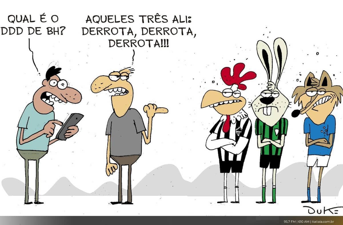 Charge do Duke: três times mineiros e três derrotas no Brasileirão 