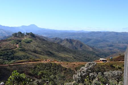 Vista da Serra do Curral, em Belo Horizonte