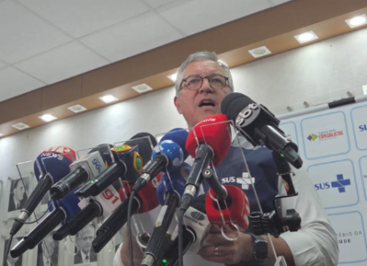 Coletiva do Ministério da Saúde, nesta segunda-feira (6), em Brasília