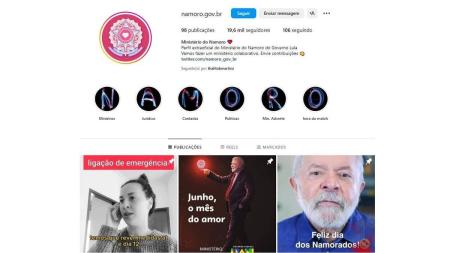 Ministério do Namoro, alvo de brincadeira do presidente Lula, virou página de redes sociais