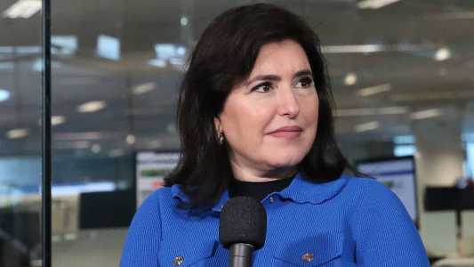 Ministra do Planejamento, Simone Tebet, afirmou que aprovação de marco fiscal ajudará na redução dos juros