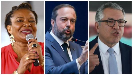 Ministra Margareth Menezes, Ministro Alexandre Silveira e Ministro Alexandre Padilha