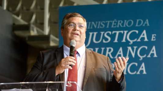 Ministro da Justiça, Flávio Dino falou sobre futuro do GSI durante entrevista coletiva