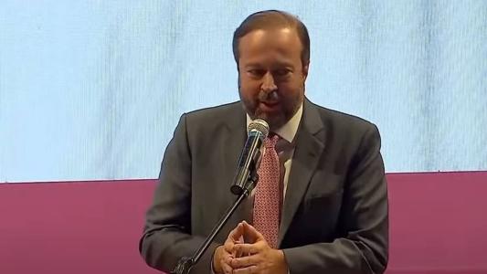 Ministro de Minas e Energia, Alexandre Silveira, em discurso no lançamento do PAC