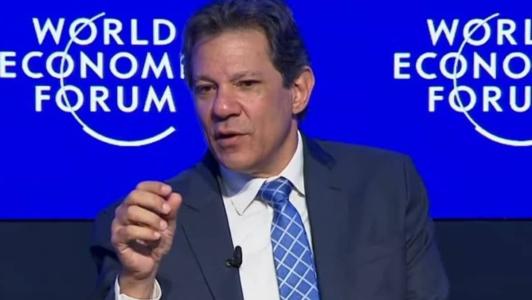 Ministro Fernando Haddad participou do Fórum Econômico Mundial, em Davos, na Suíça