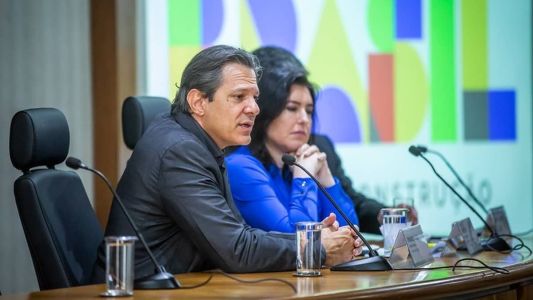 Ministro Fernando Haddad (PT) celebrou o resultado do PIB nesta sexta-feira (1º)