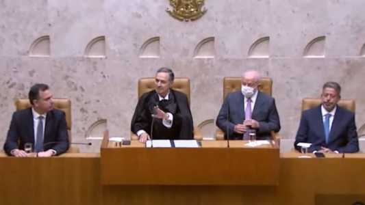 Ministro Luís Roberto Barroso tomou posse da presidência do Supremo Tribunal Federal (STF) nesta quinta-feira (28)
