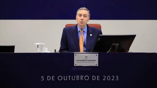 Ministro Luís Roberto Barroso minimizou crise entre Congresso Nacional e Supremo Tribunal Federal (STF)