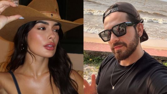 Ex-BBB Larissa Santos e cantor Gustavo Mioto