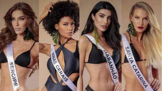 Miss Sergipe, Miss Minas Gerais, Miss Maranhão e Miss Santa Catarina