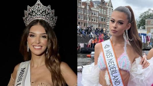 Miss Universo Portugal e Miss Universo Holanda