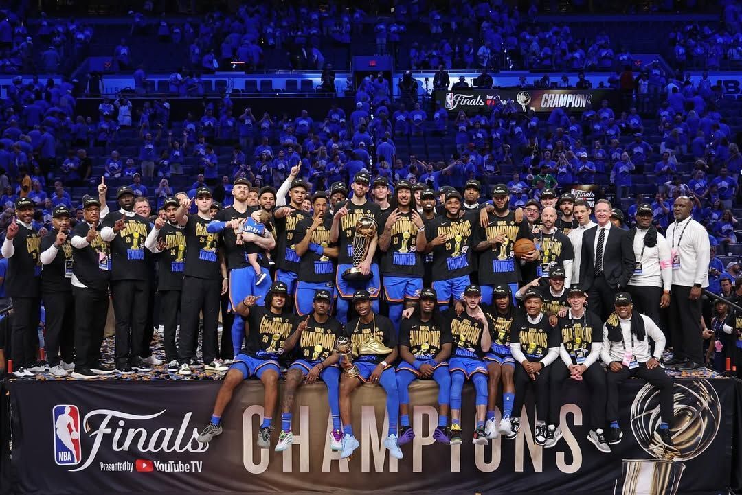 Título do Oklahoma City Thunder marca feito inédito na história da NBA