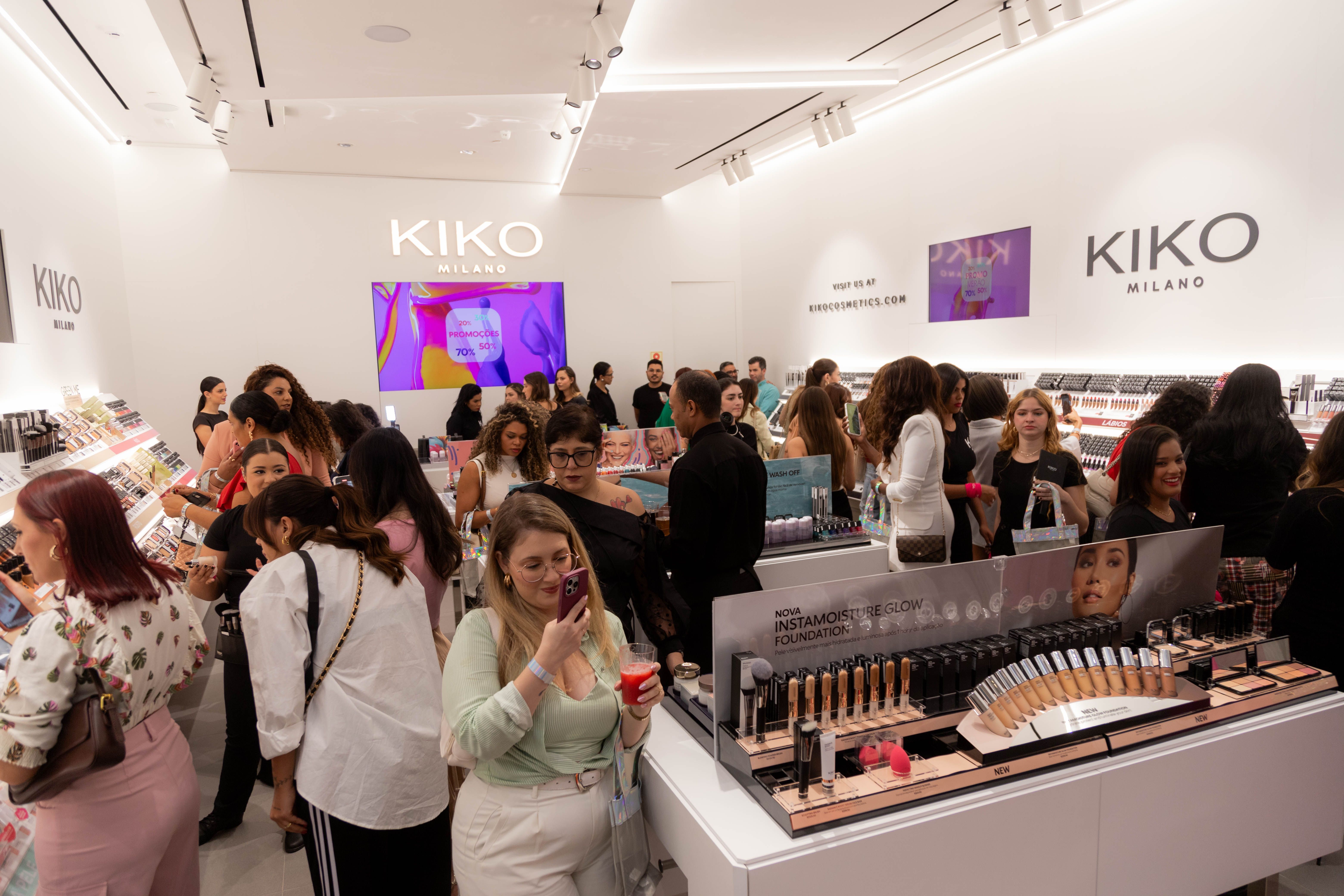 KIKO Milano inaugura sua primeira loja em BH com a presença de Paolla Oliveira