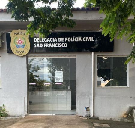 Fachada da Delegacia de Polícia Civil de São Francisco, Norte de Minas